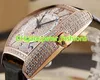 Gentleman Tide Man Wristwatch Three - إبرة تلقائية بالكامل الساعات الميكانيكية الماس ساعات الماس الفاخرة بحجم 40 مم 353R