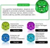 7 لون الصمام الوجه والرقبة قناع microracurrent pdt الفوتون الوجه إزالة التجاعيد الجلد تجديد الجمال