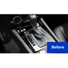 Center Console Gear Shift Water Cup Panel rivestimento decorativo rivestimento in acciaio inossidabile per Mercedes Benz classe C W204 2008-14