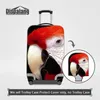 Kleurrijke papegaai afdrukken vrouwen reizen accessoires voor 18-32 inch kofferbak dikke elastische stretch bagage beschermhoesjes anti-stof regenhoes