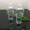 Transparent skalle benglas vatten flaska grossistglas bongs olje brännare glas vatten rör olje riggar röker gratis