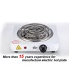 Elettrodomestico da cucina 1000W Ghisa Singola Bruciatore Cottura elettrica singola piastra riscaldante con serpentino riscaldante per cucina familiare AD-C102