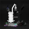 Nieuwe siliconen buizen Waterglas bubblers voor rokende pijp met thermische quartz nagels bal caps dab tool