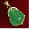 chinese green jade necklace