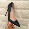 New black lacquer skin snake pattern with fine pointed high heeled shoes, fashionable sexy women shoes, ,customized 33-45