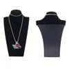 Moda collana stand gioielli nero modello manichino display collana pendenti titolare gioielli organizzatore scaffale collo busto vetrina
