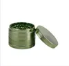 New creative manual press 63mm aluminum alloy grinder 4 layers of bump smoke and broken tobacco