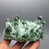 Free shipping! Wholesale Rare New NATURAL Green Ghost Quartz Crystal Cluster Aura Quartz Crystal Titanium Bismuth Silicon Specimen