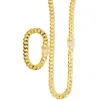 Fashion Hip Hop Men Necklace Chain Gold Filled Curb Cuban Long Necklace Link Men Choker Male Female Collier Jewelry 61cm 71cm