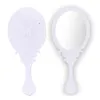 1pcs New Fashion Vintage Butterfly Pattern Makeup Mirror Oval Hand Held Ladies Girls Makeup Beauty Tools 2 Sizes Top 7018362