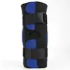 Ginocchiera regolabile in colore blu Supporto per rotula Supporto per tutore Manicotto avvolgente Stabilizzatore Protezioni per ginocchia sportive portatili-Supporto