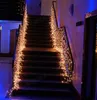 10M*0.65M 320LED light flashing lane LED String lamps curtain icicle Christmas home garden festival light 110v-220v EU UK US AU plug