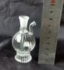 Théière Bouteilles d'eau transparentes Gros Bongs en verre Tuyaux Tuyaux d'eau Tuyaux en verre Accessoires pour fumer