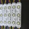 Moduli LED Colorfull RGB SMD5050 Modulo LED Luce 3LED Nero RGB Iniezione con lente DC12V Impermeabile IP65