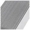 Freeshipping Aluminium Heat Radiator Heatsink Koeling Fin 150x69x37mm Silver Tone