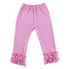 Nuovo arrivo Neonate Ruffle Leggings Bambini Cotone Pantaloni morbidi Primavera e Autunno Abbigliamento per bambini