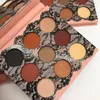9 цветов матовая палитра Eyeshadow копченые тени для век водонепроницаемая косметика красота глаз пигмент порошок макияж инструменты