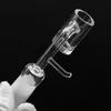 Hot Seling 14mm quartz enail domeless nails fit 20mm coil with male female 90° joint quart banger nail for oil rigs glass bongs