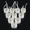 Free DHL 100pcs/lot GU10 lamp holder socket base adapter Wire Connector Ceramic Socket for LED Halogen Light