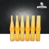 50pcs Disposable Tattoo Tips Sterilized Golden Transparent Flat Tip for M1 RM F Shader Needles