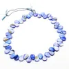 Najnowsze mody Charm Shell String Natural Fresh Water Oyster Shell Piece Blue Shell Zroszony Hurtownie