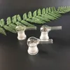 Shisha-Vape-Adapter aus Glas, 14 und 18,8 mm Innengewinde, 90 Grad, 9,5 Durchmesser Rohr, geeignet für Whip-Wasserpfeife, Xhalevape-Verdampferzubehör