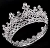 Silver full circle drill, Crown Princess Bride crown wedding accessories