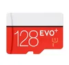 EVO PLUS 32GB 64GB 128GB TF TF TF بطاقة ذاكرة C10 Class 10 EVO + UHS-I بطاقة مع حزمة البيع بالتجزئة المحول