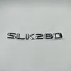 Voor Mercedes Benz SLK -klasse W171 SLK63 SLK200 SLK220 SLK230 SLK260 SLK280 SLK300 SLK320 SLK350 Auto Chrome Alphabet Sticker Badge E6182200