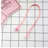 Kawaii cute 3D cartoon silicone hot sports lanyard for MP3/4 cell phone ring straps key chain team neck straps for iphone 7 plus