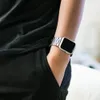 Cinturino per Apple Watch SE Series 7/6/5/4 (40mm 44mm) Acciaio inox cinturino in metallo Band di ricambio Business Band per Apple Watch IWatch Series 6 5 4