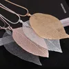 wholesale gold leaf necklace