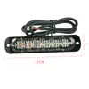 1pc 12-24v 6 LED Slanke Flash Lichtbar Auto Auto Voertuig Lichtgevende Diode Nood Waarschuwing Strobe Lamp voor vrachtwagen Motorfiets