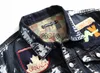 Denim Jacket Herren Solide Casual Slim Fit Bomberjacke Herbst Winter Jean Jacken Für Männer Graffiti Hip Hop Cowboy Jacken Plus Größe