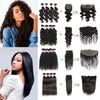 Brazylijska Dziewiczy Sprzedawcy Włosów Proste Body Wave Wave Kinky Curly Remy Ludzki Włosy Wyplata Wiązki Z Zamkniętymi Rozszerzenia Czołowe Wefts