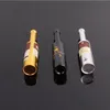 Creative red wine bottle metal pipe pure color removable filter aluminum alloy pipe portable cigarette holder smoking set