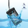 Açık PVC Plastik Kuru Durumda Su Geçirmez Çanta Spor Cep Telefonu Koruma Akıllı Cep Telefonu Için Evrensel Cep Telefonu Kılıfları 4.7 inç 5.5 Inç