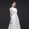 Beach Wedding Dresses 2018 Vestido Noiva Simple White A-Line Party Bridal Gowns