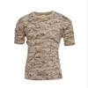 Taktik Askeri Kamuflaj T Gömlek Erkekler Nefes Hızlı Kuru ABD Ordusu Savaş T-shirt Dış Giyim T-shirt