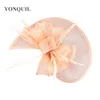 Enchanting 17 colors available sinamay material fascinator hat race hair accessories wedding hair accessories OF15394662857