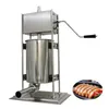 Qihang_top 10L commercial Manual stuffing sausage machine / sausage stuffing filling machine / meat sausage maker making machine