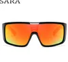 SARA Sport Goggle Dragon Occhiali da sole Uomo HD Specchio a lente singola Guida Occhiali da sole Donna UV400 Alta qualità 2030