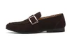 Lyxdesigner bröllopsklänning festskor mocka spänne läder loafers mode slip-on drive moccasin båt kausal loafers 38-46