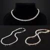 JieyueJewelry New 2018 Elegant Dazzling choker Necklace Tennis Chain Necklace For Women Jewelry Gift