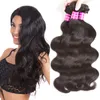 Grade 10a Brasiliansk Virgin Body Wave Mänskligt Hår 3/4 Bundles Obehandlat Brasilianska Rikt Human Hair Weave Hair Extensions Deals