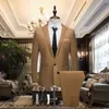 Luxus Herren Hochzeitsanzug Männliche Blazer Slim Fit Anzüge für Kostüm Business Formelle Party Arbeitskleidung (Jacke + Hose)