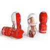 Masturbadores masculinos copo de aeronave masturbação entidade de silicone garrafas de cerveja brinquedos adultos bolso produtos sexuais machine242D85032456095988