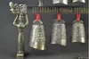 Squisita decorazione cinese antica da collezione in rame, strumento musicale classico. Punti vendita in bronzo con decorazione a carillon