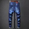 Männer Jeans Hosen Pantacourt Homme Herren Classic Street Wear Ripping Pantalon Hombre Jean Super Skinny Pantaloni Uomo