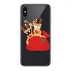 Caso de telefone de natal para iphone x xr xs max 7 8 6 s além de 5 s caso samsung santa claus elk árvore de natal capa macia